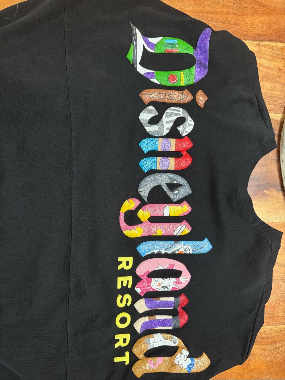 CUSTOM Disney Black Spirit Jersey HAND PAINTED